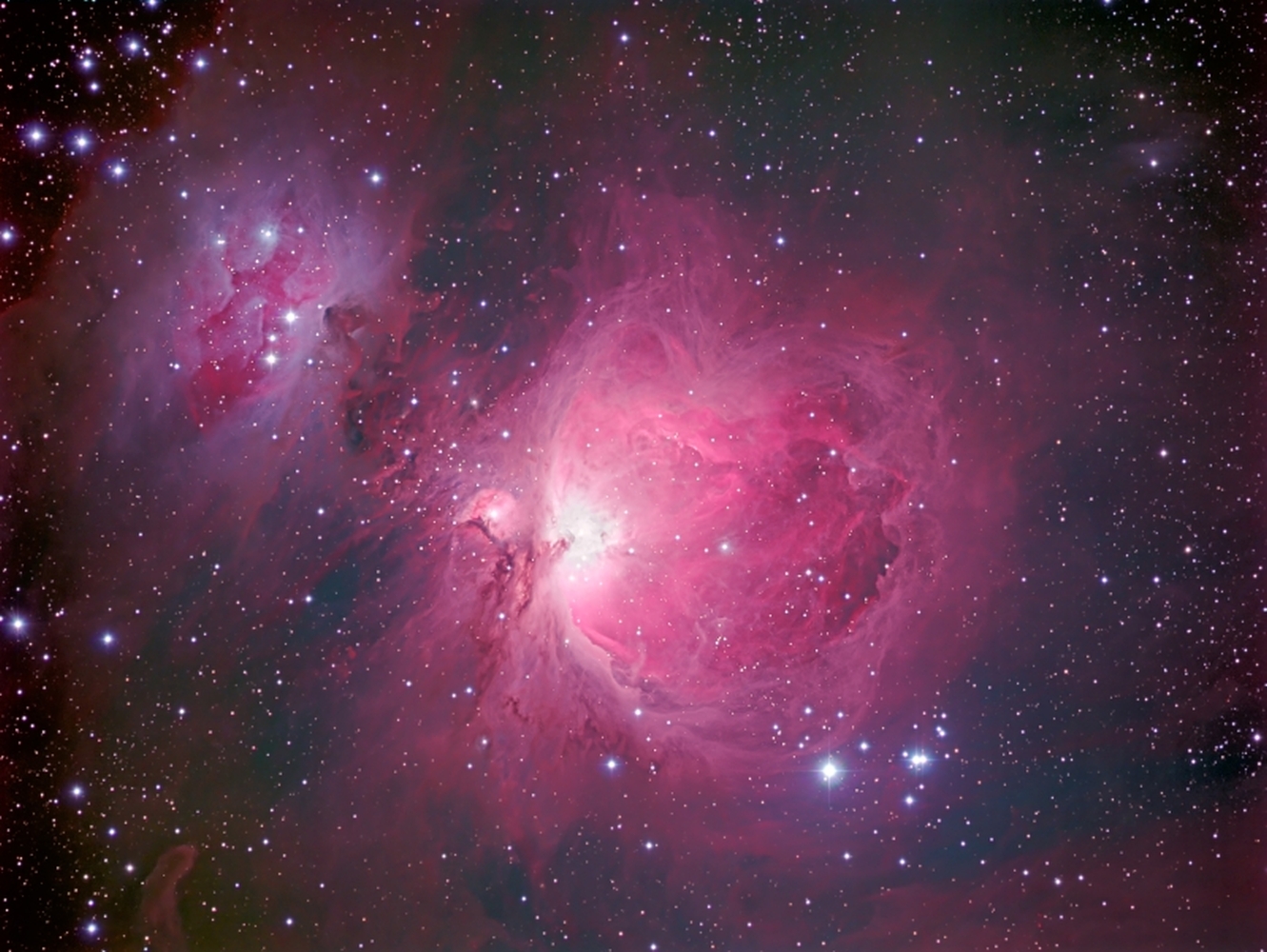 The Orion Nebula M42 from BMV Observatories