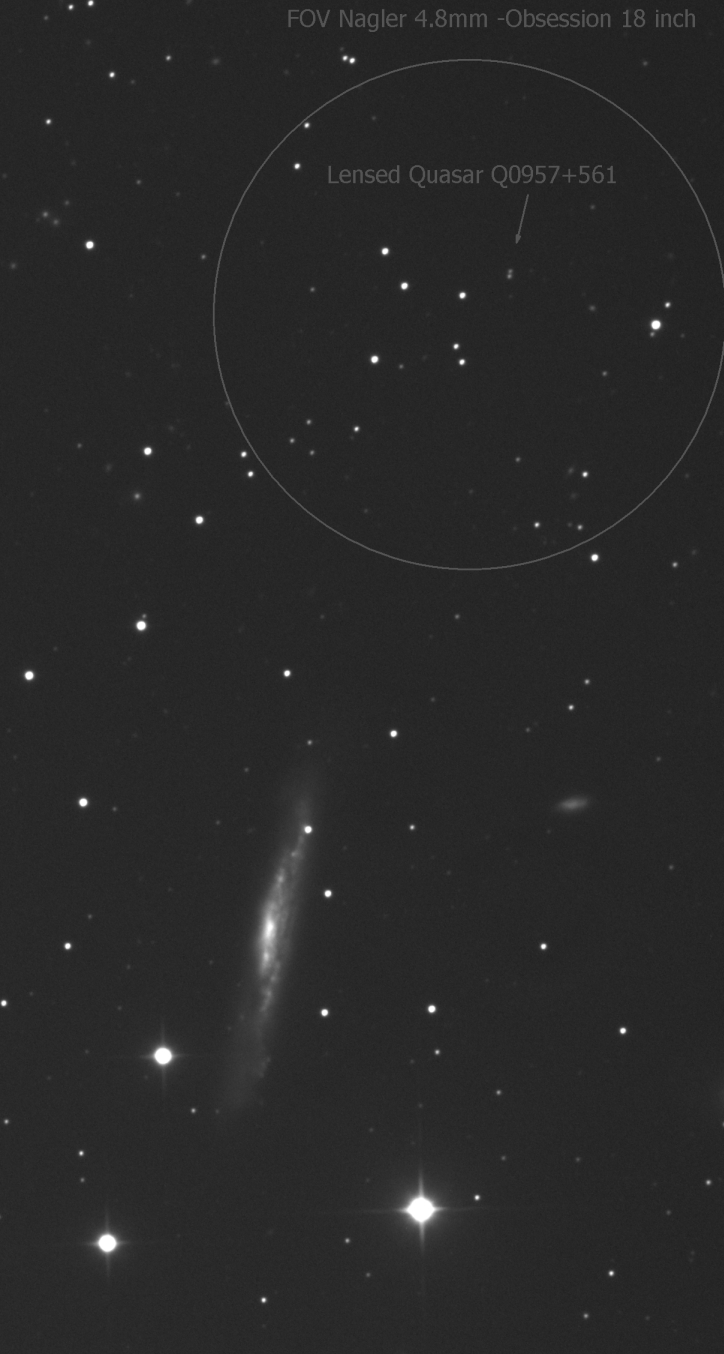 Dual Lensed Quasar from BMV Observatories