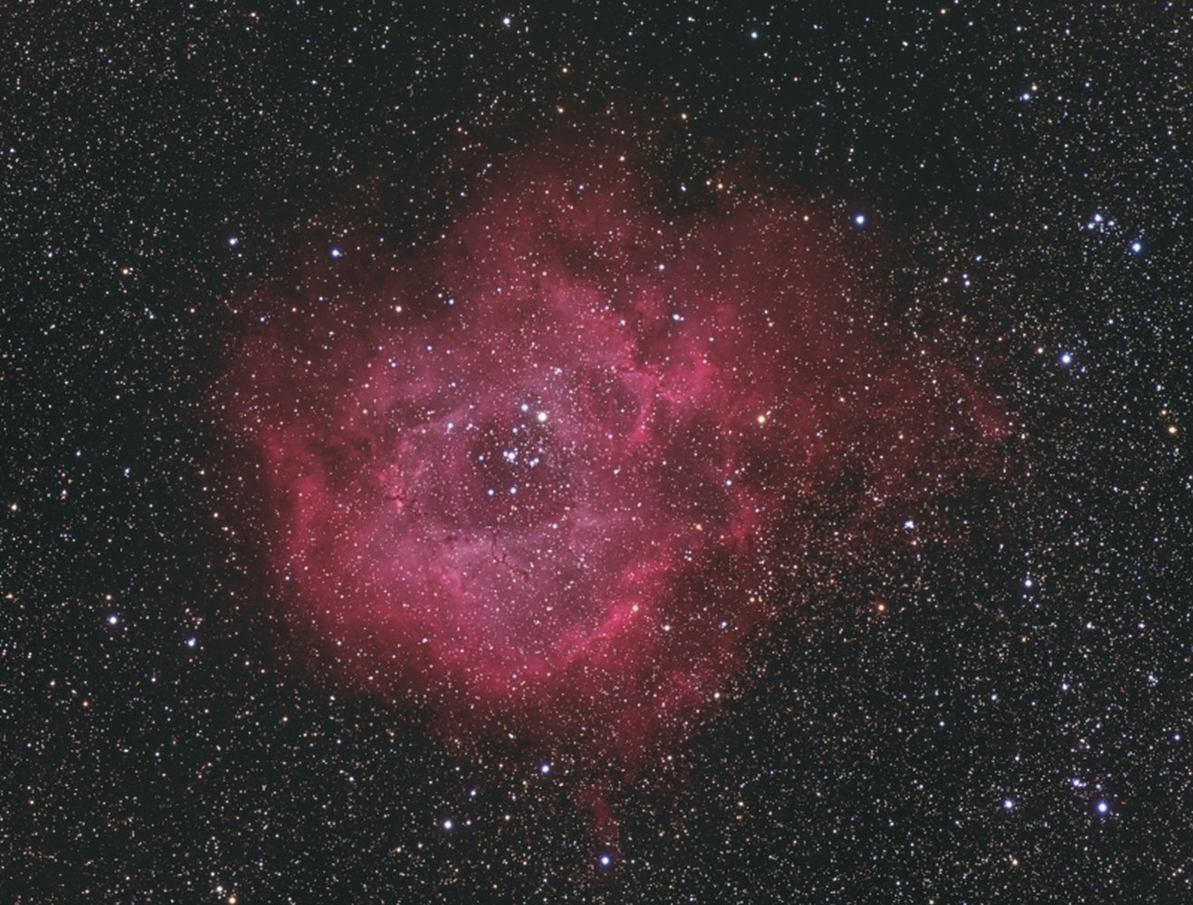 The Rosette Nebula from BMV Observatories